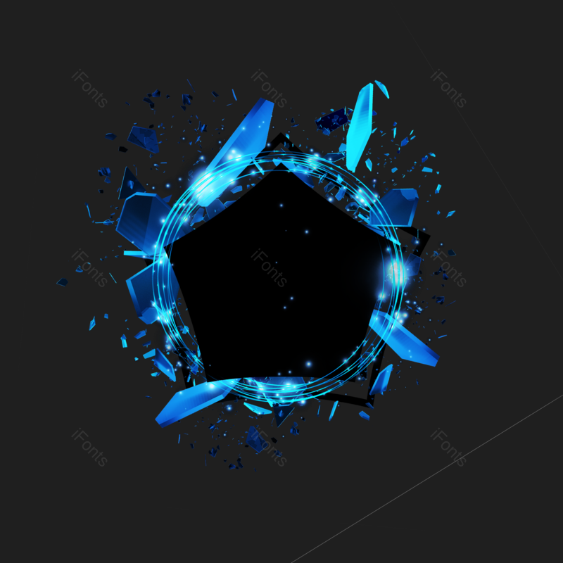边框图片,光效元素,动感PNG,几何免抠素材